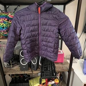 Primary Kids Puffer Jacket in Purple